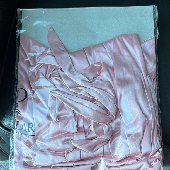 Pink Women's Satin Robe - Picture 6 of 6